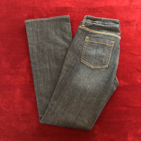 NY&C Jeans Size 4 Bootcut Curvy Jeans Like New - Picture 5 of 7